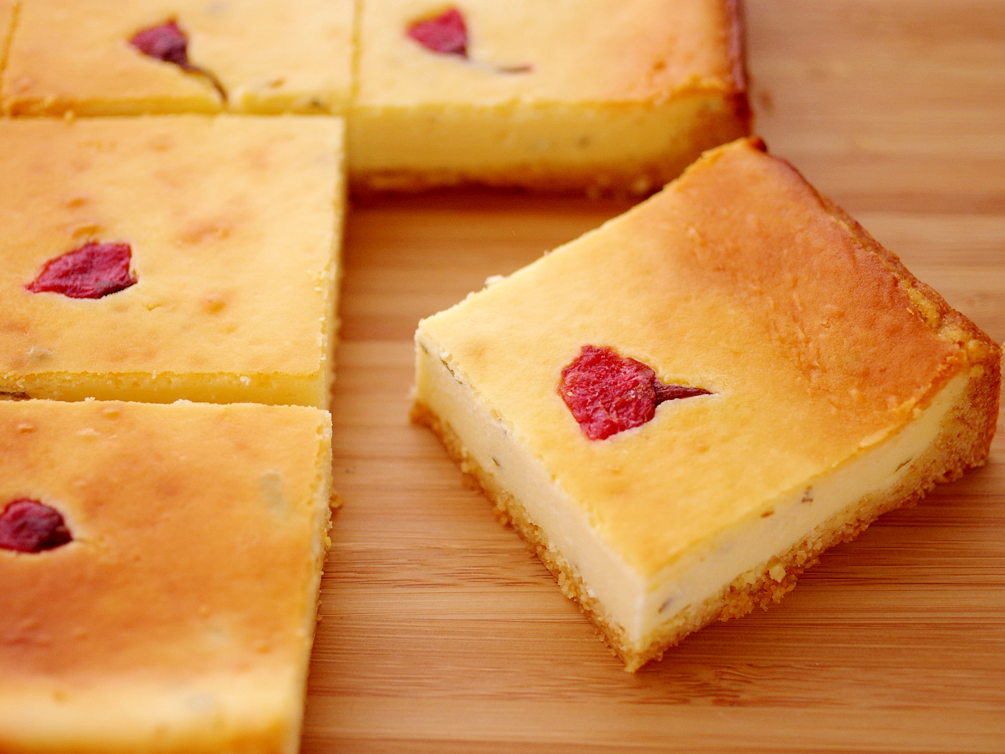 ホットケーキミックスで簡単＆本格☆桜のチーズケーキ