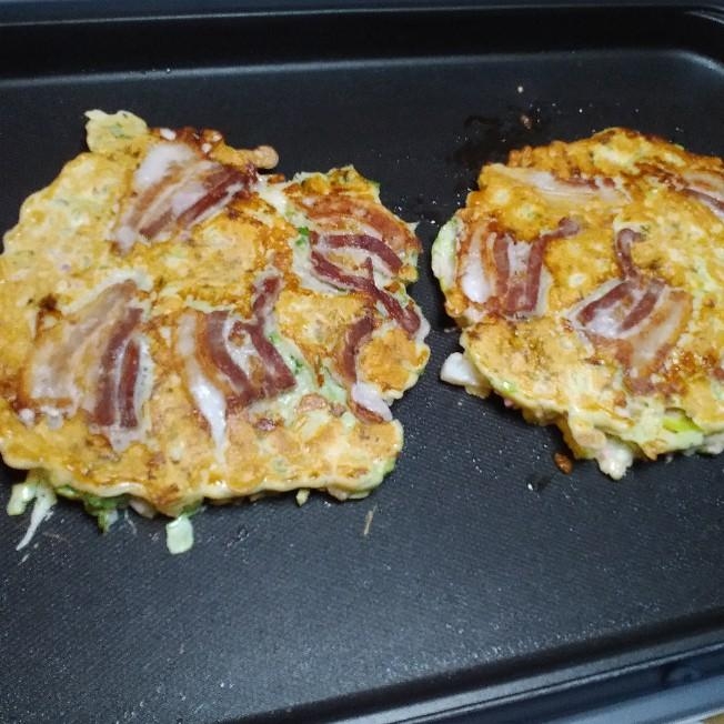 卵&キャベツたっぷり☆お好み焼き