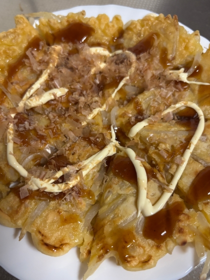 ヘルシー☆もやしだけお好み焼き