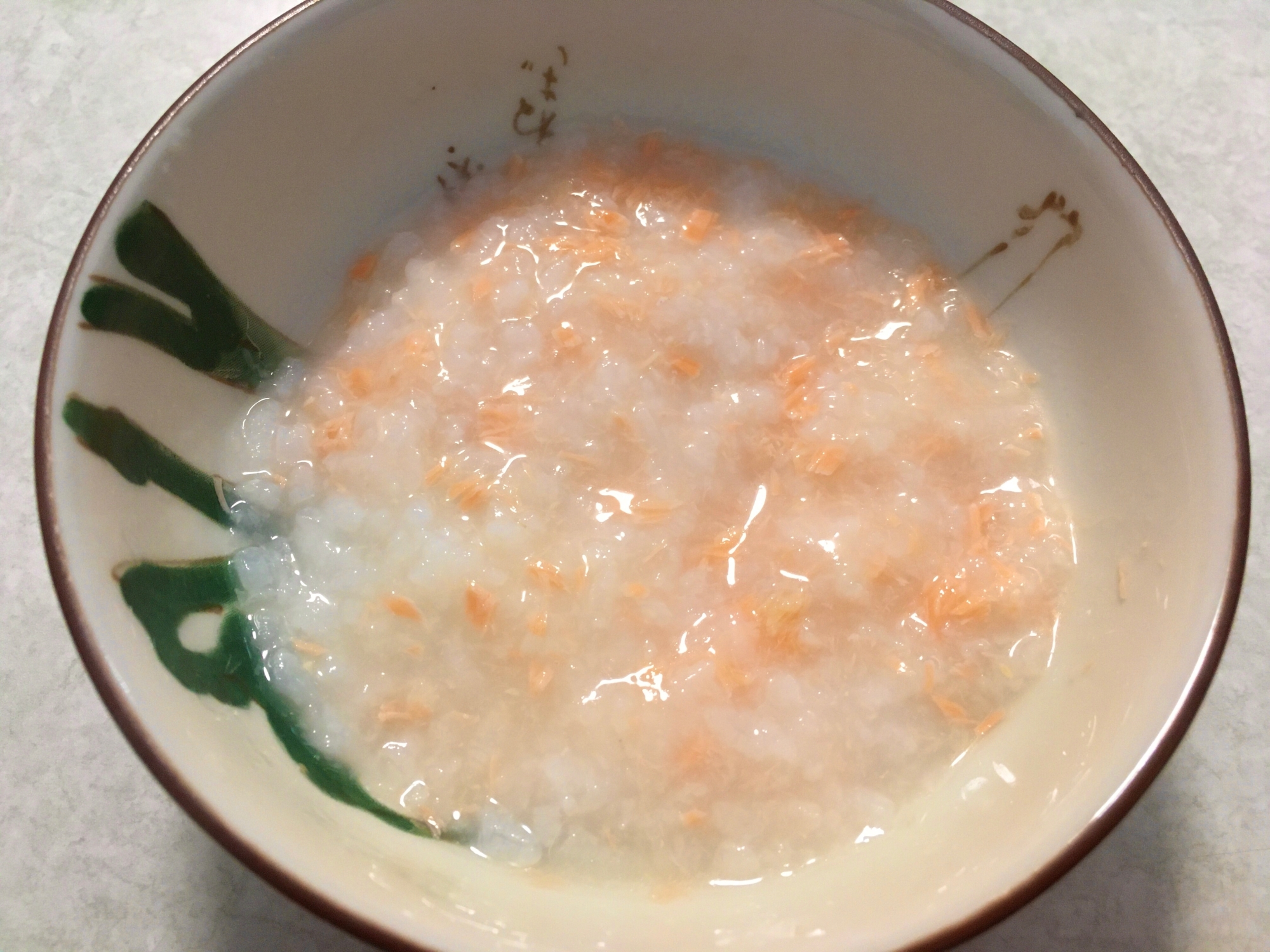 【離乳食】鮭おかゆ