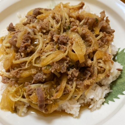 大量に食べる息子がい？ので、
丼は助かります！
美味しかったです☆*。