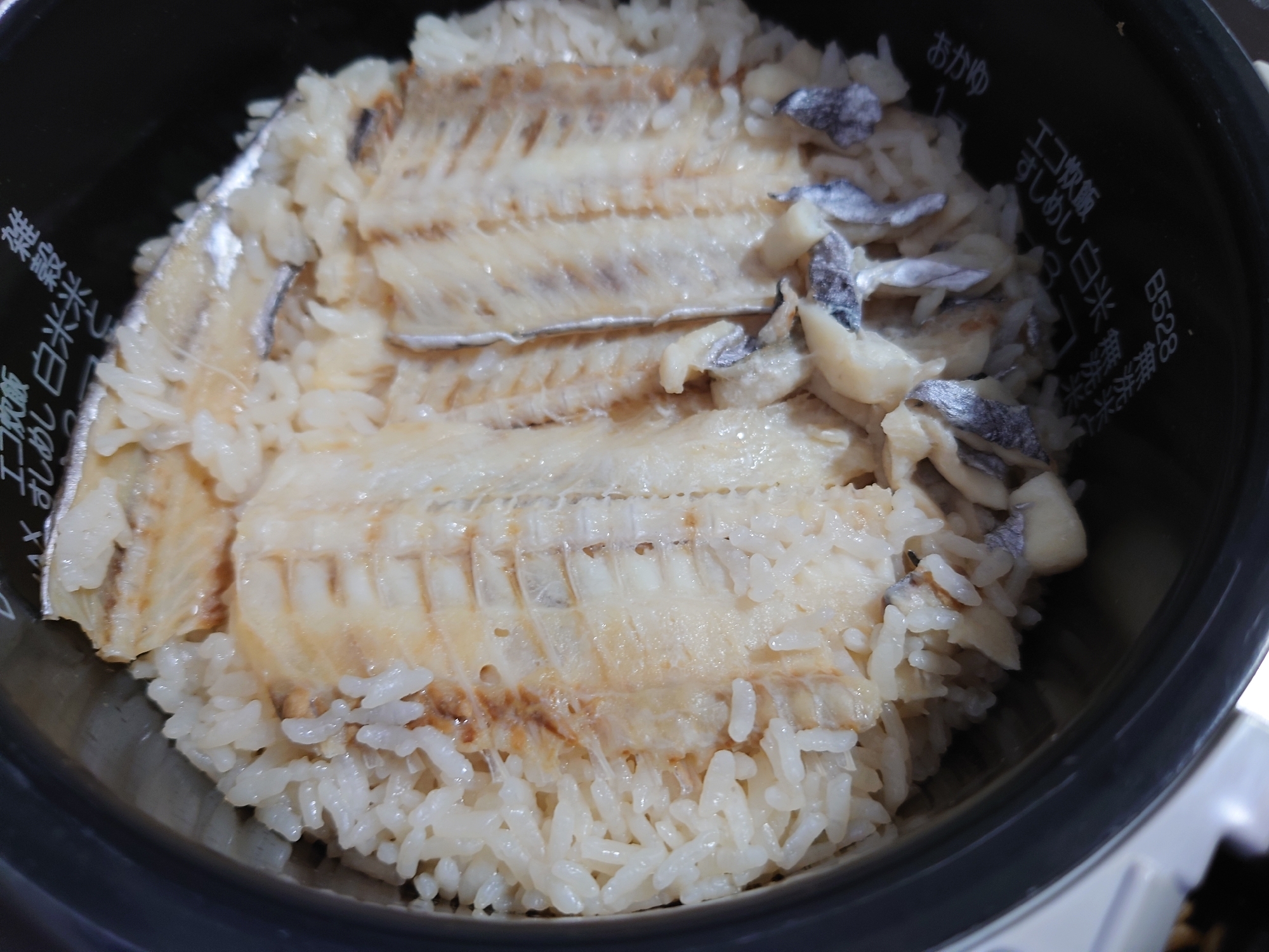 【釣り魚料理】タチウオの炊き込みご飯