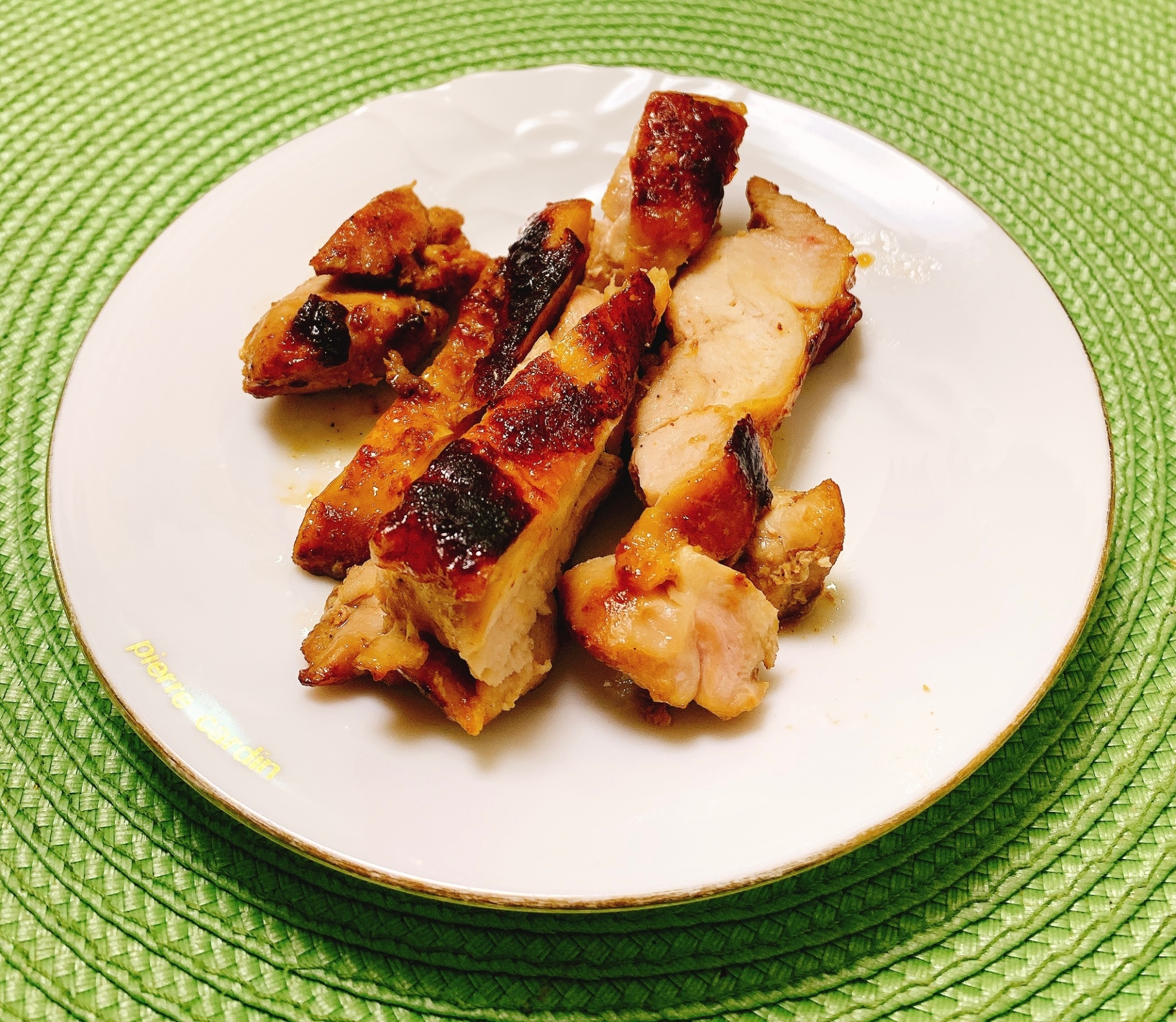 鶏肉のガーリック醤油焼き✧˖°カレー風味
