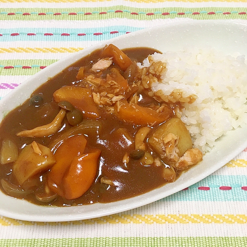 パプリカと塩トマトのヘルシーカレー