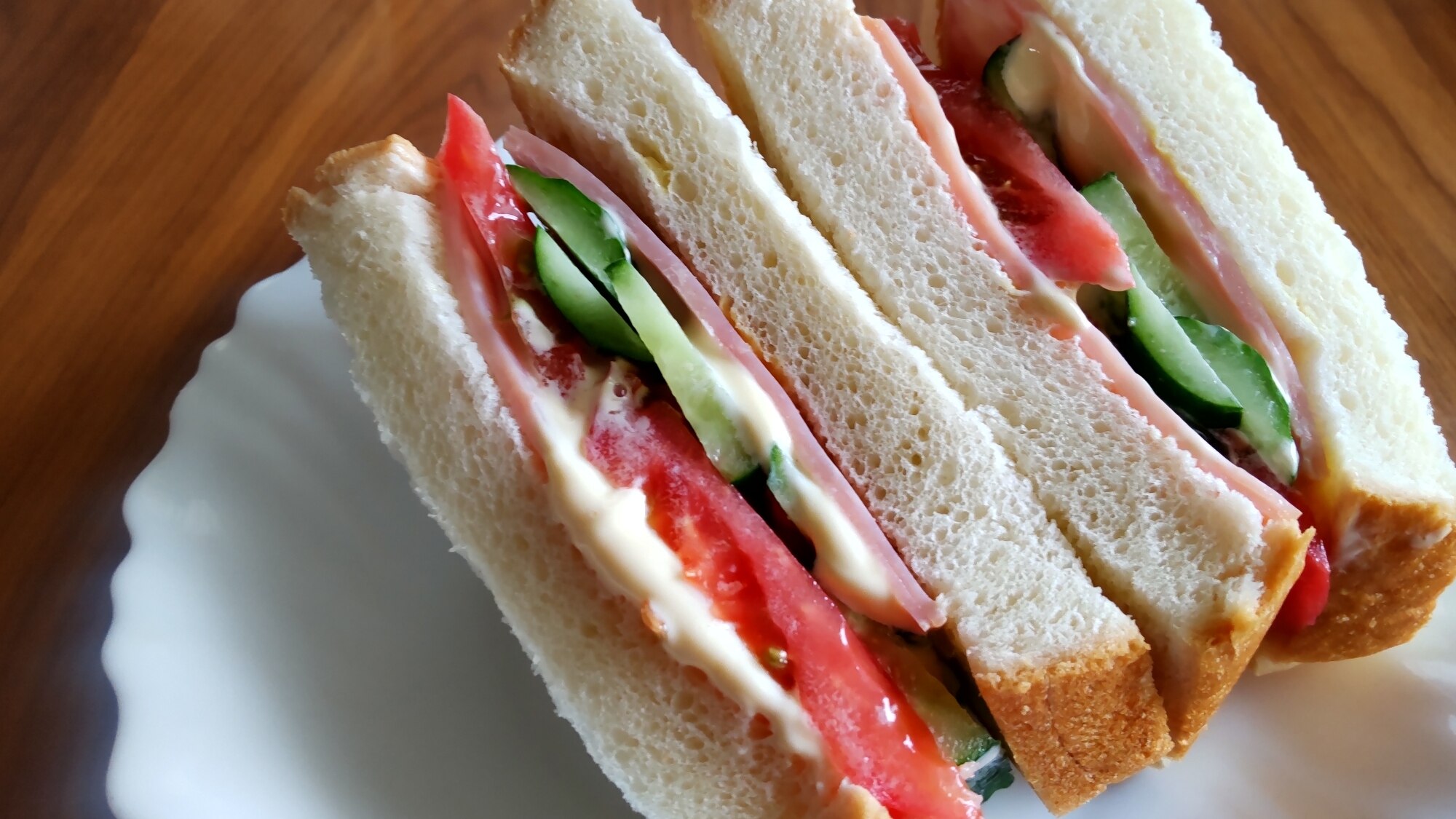 太鼓腹の野菜サンドイッチのレシピ