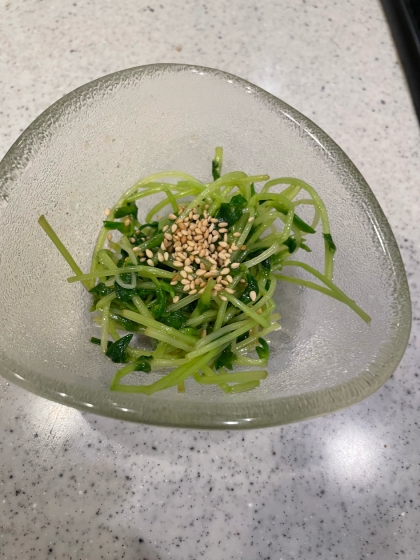 豆苗のさっぱりサラダ