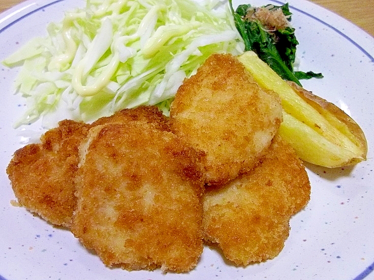 手を汚さずに☆柔らか☆塩麹de鶏胸肉チキンカツ