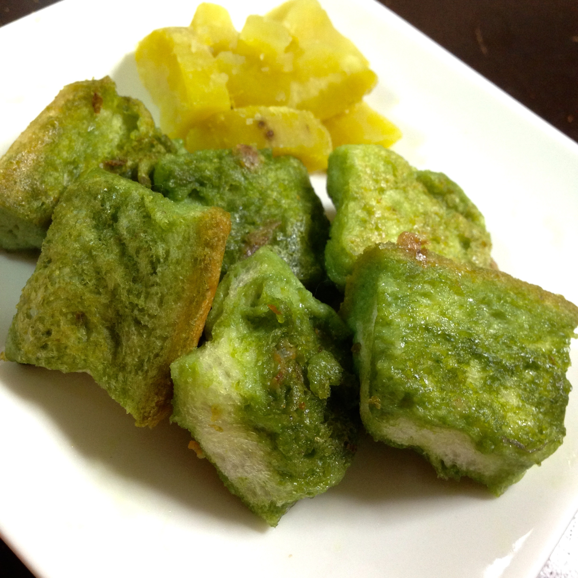 緑のフレンチトースト 離乳食 レシピ 作り方 By たぐはる６０６３ 楽天レシピ