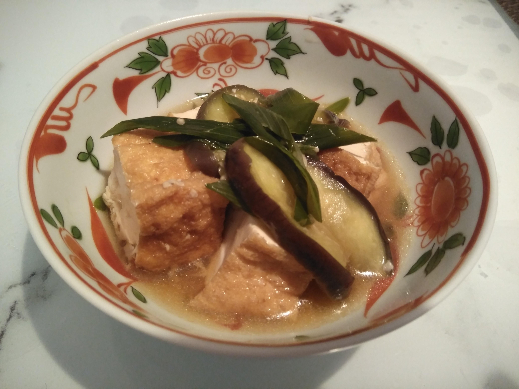 厚揚げとナスの煮物