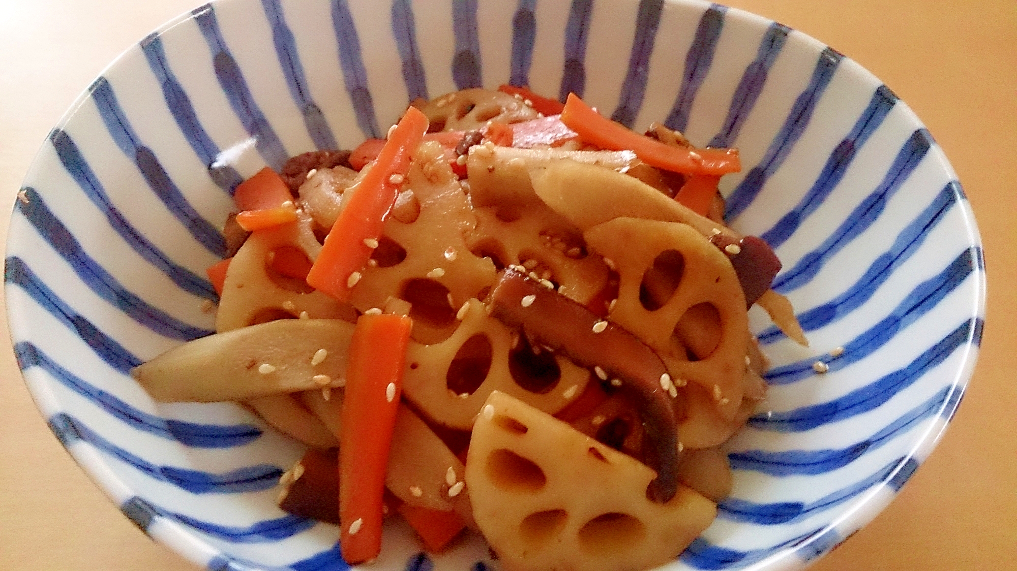 根菜と椎茸の炒め煮
