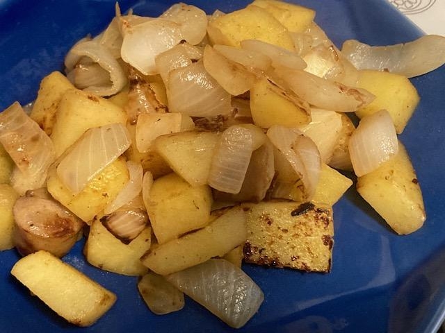 じゃがいもの炒め物
