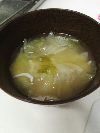 キャベツ 豆腐 しらす ネギの味噌汁 レシピ 作り方 By Love9353 楽天レシピ