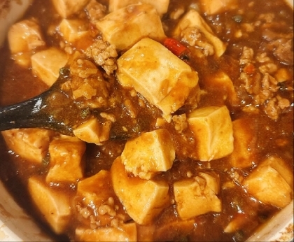 花椒辣醤ファージャオラージャンで麻婆豆腐