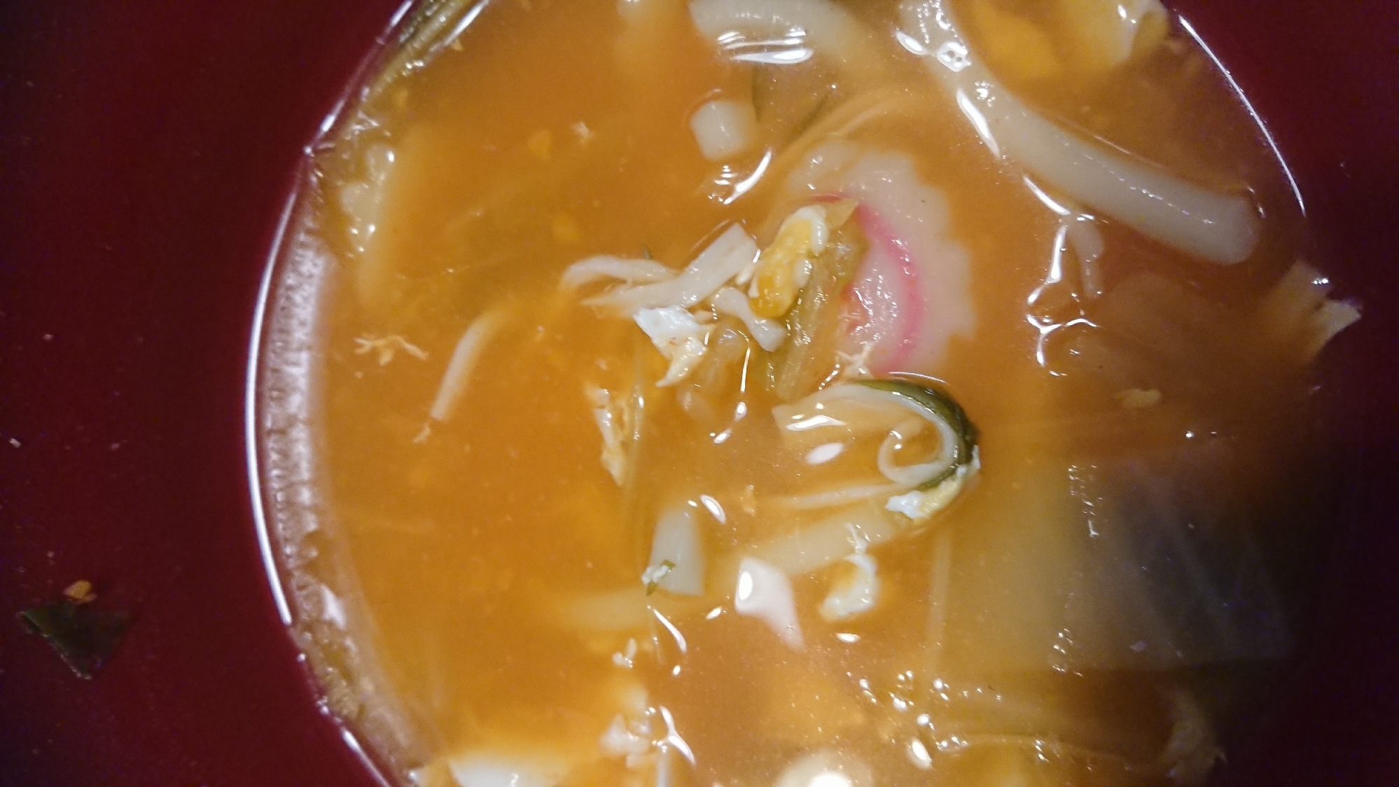 たまご味噌スープ