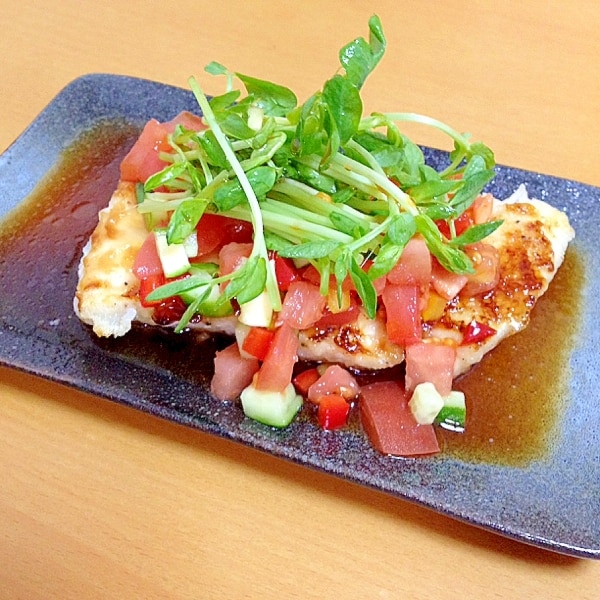 メカジキの野菜ソース掛け 一一 レシピ 作り方 By イケッピ 楽天レシピ メカジキの野菜ソース掛け 一一 レシピ 作り方 By イケッピ 楽天レシピ