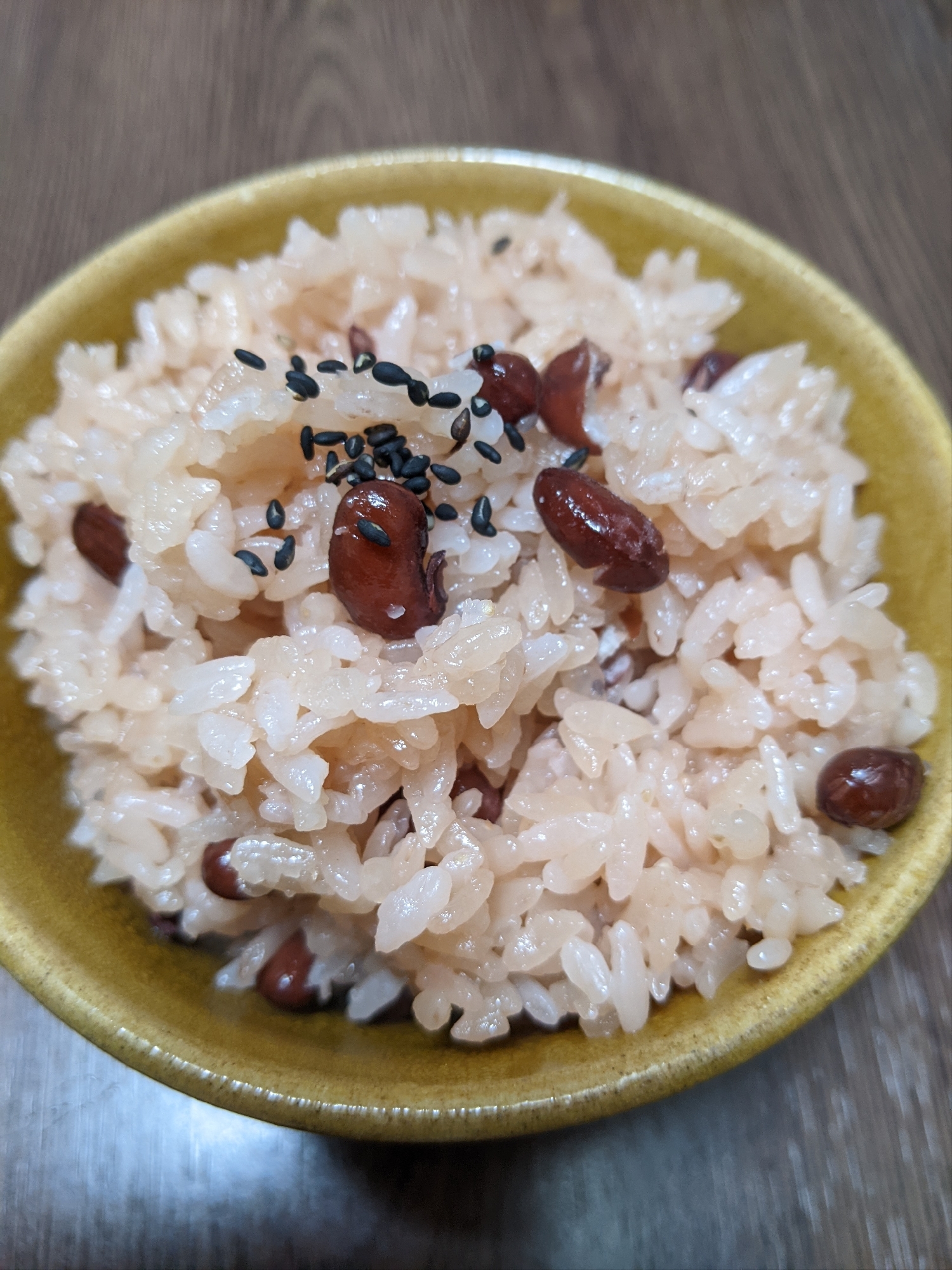 炊飯器でお赤飯