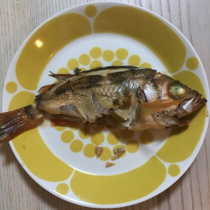 魚の向きが反対になりましたが美味しくできました！