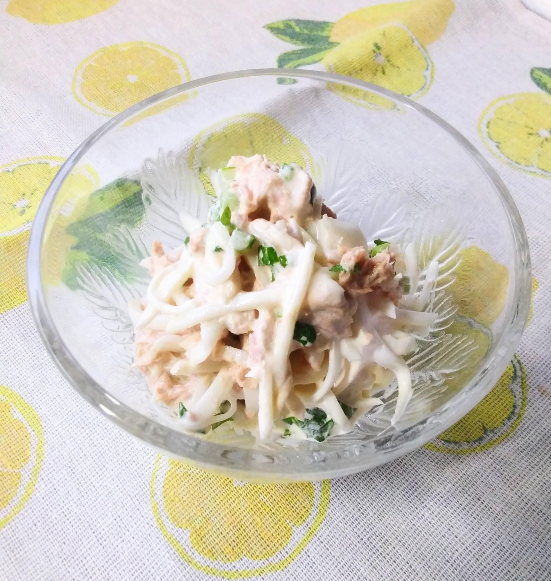 かぶのツナマヨ　蕪のツナマヨ和え　ツナマヨカブ