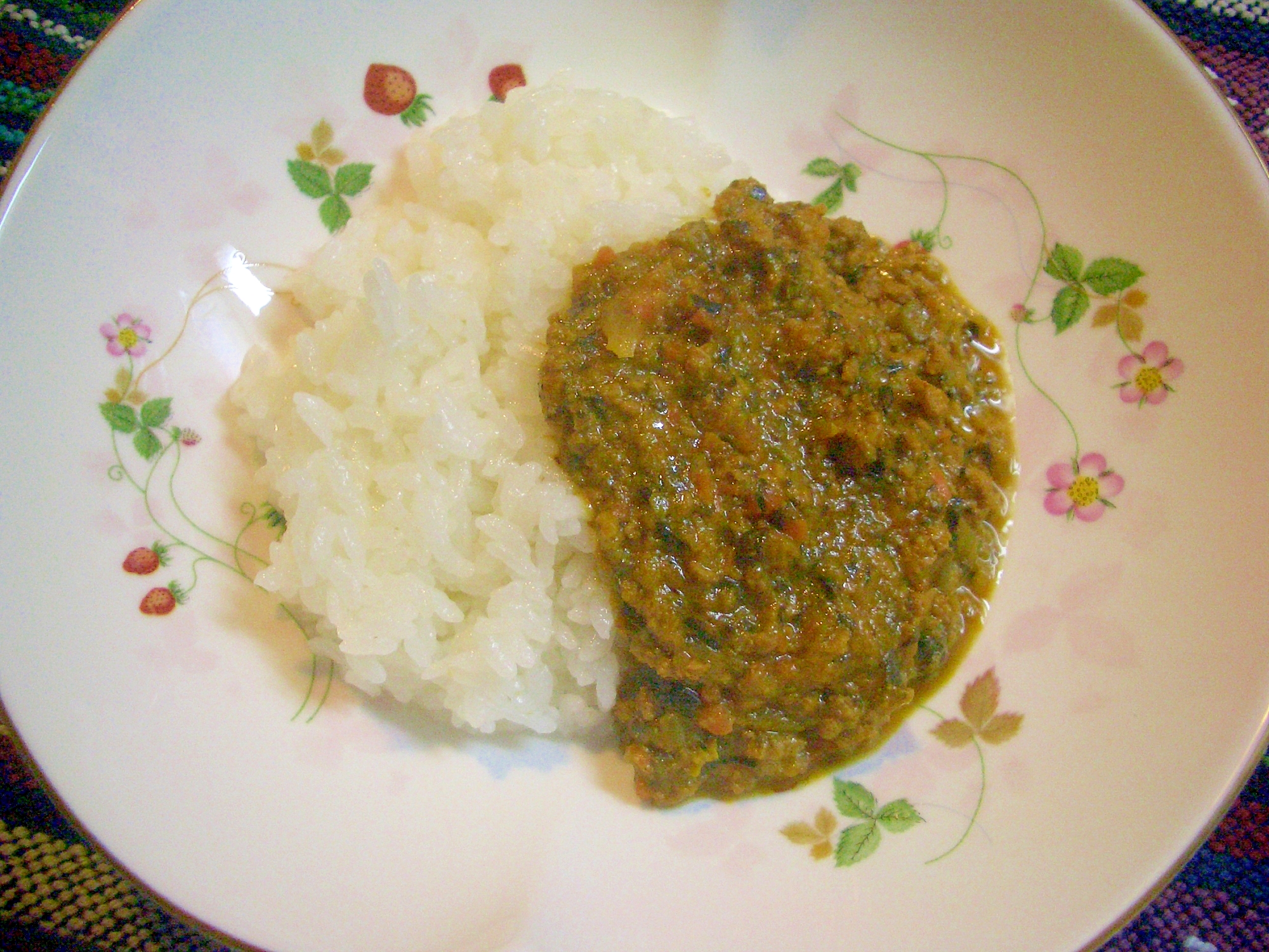 合挽き肉で簡単時短の粉から本格カレー