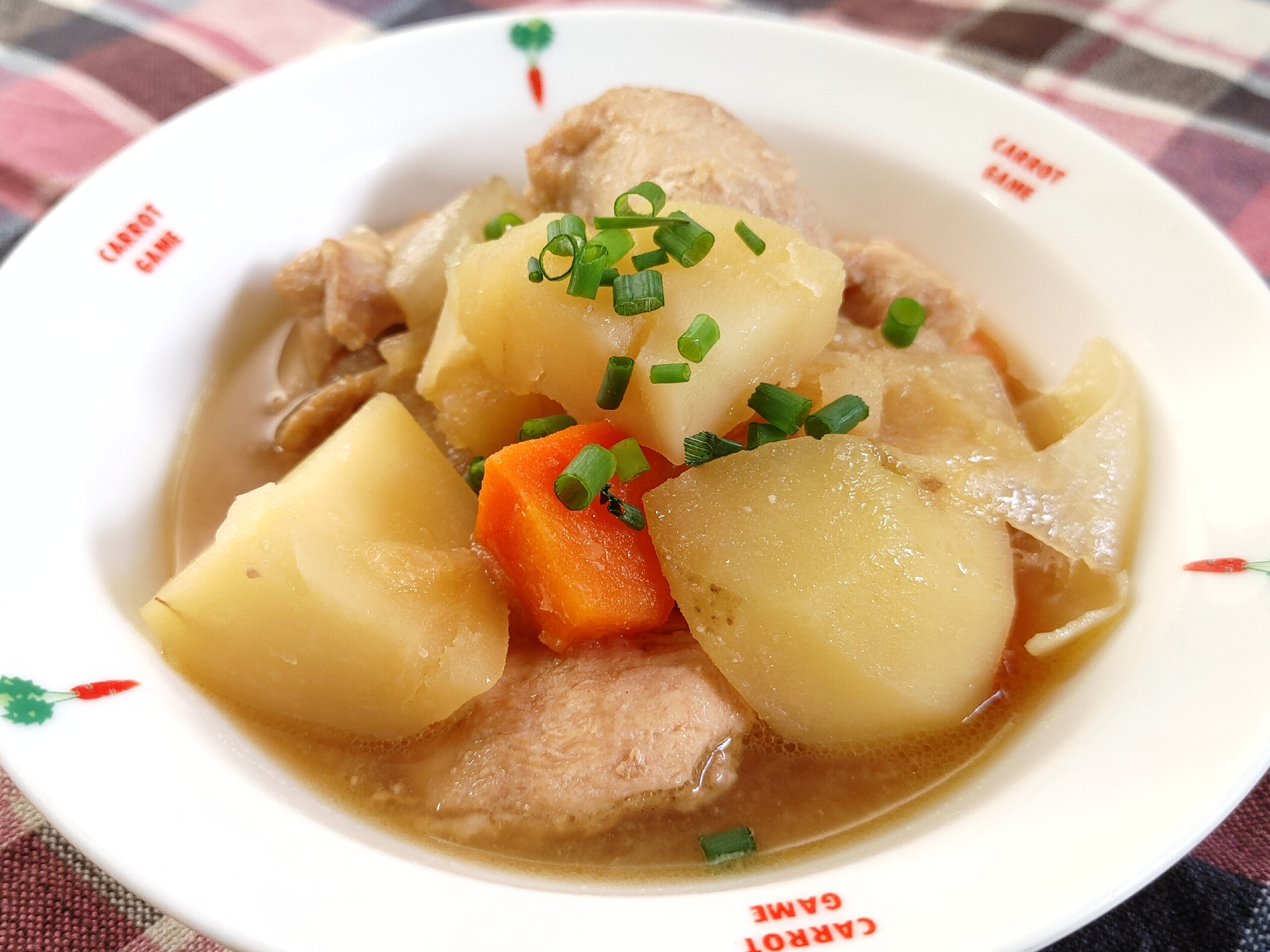 鶏じゃが〜汁まで美味い味噌風味