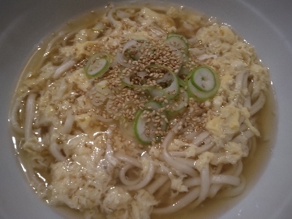 ちょこっと汁物がほしいパパッとかき卵うどん