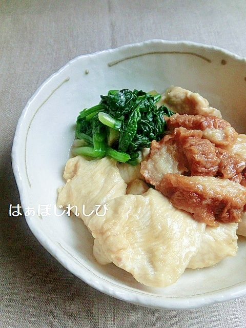 鷄と仙台麩の治部煮風✿