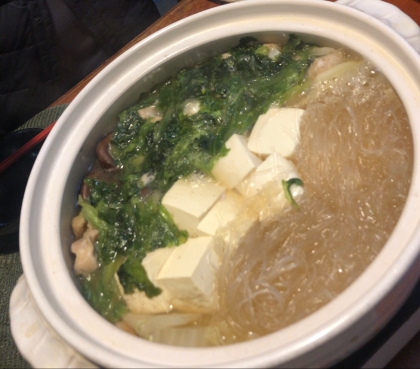 ピリ辛！豚肉ときのこと野菜たっぷり鍋