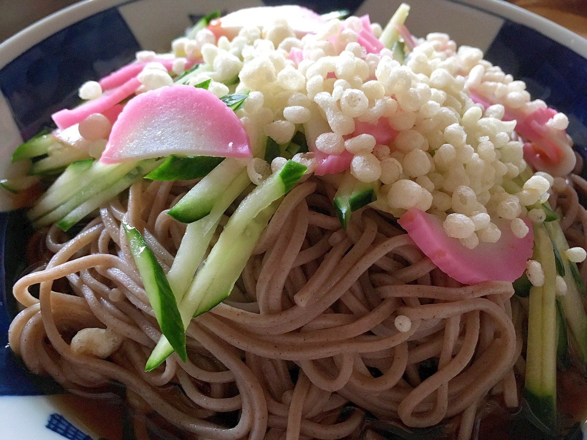 ぶっかけ冷やしタヌキ蕎麦