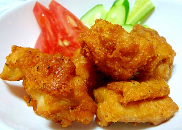 ブライン液を使ってジューシーな鶏の唐揚げ