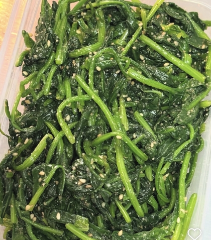 デパ地下風☆ちょっぴり甘め☆ほうれん草のごま和え