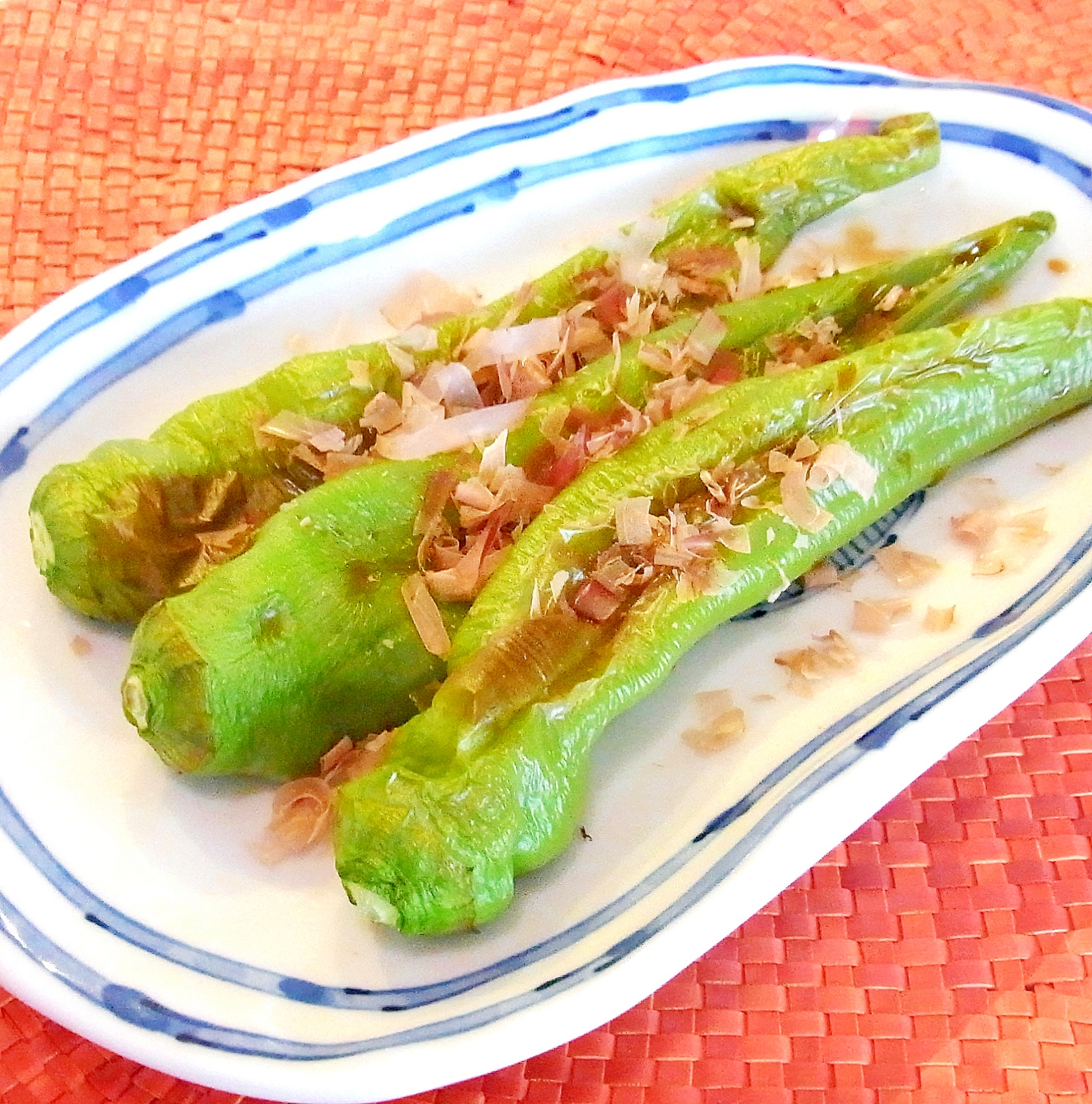 おつまみに★甘長唐辛子の醤油焼き