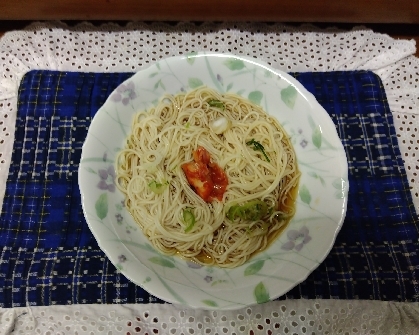 温玉入りスタミナ素麺