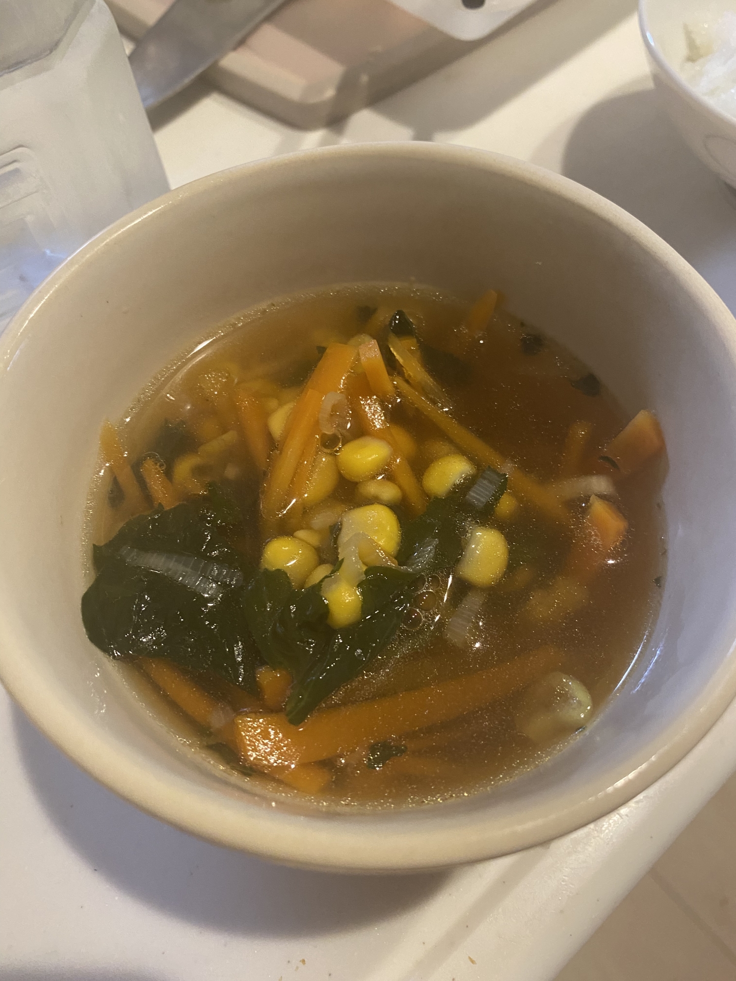 野菜の中華風スープ