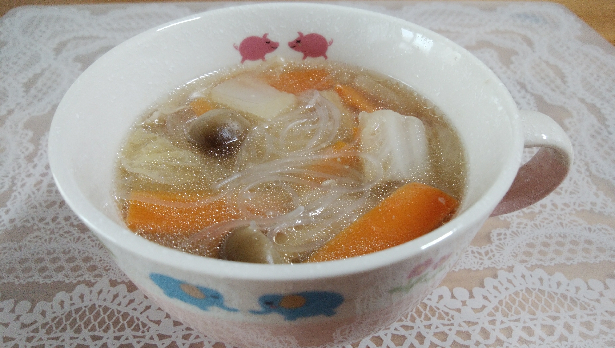 子供も大好き 具だくさん春雨スープ レシピ 作り方 By Mamacream 楽天レシピ