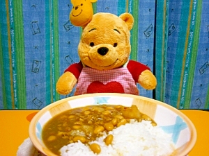 ひき肉と大豆のカレー