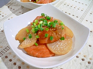 鮭と大根の炒り煮