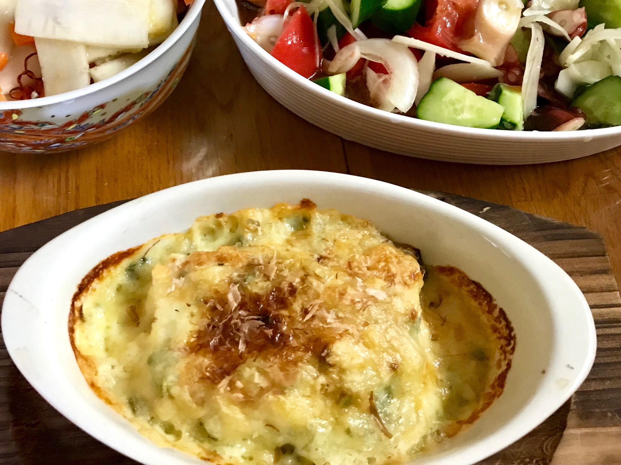 豆腐ととっくり芋のグラタン