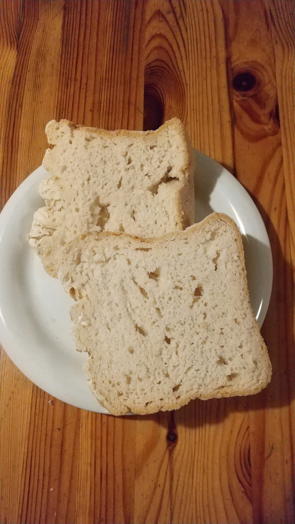 ホームベーカリーで米粉食パン