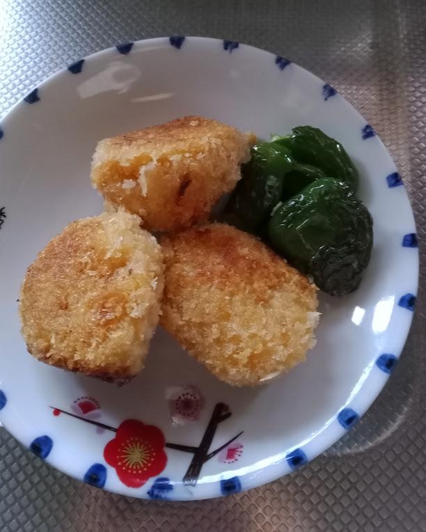 パルメザンチーズ香る~お豆腐メンチカツ 夕飯にも♪