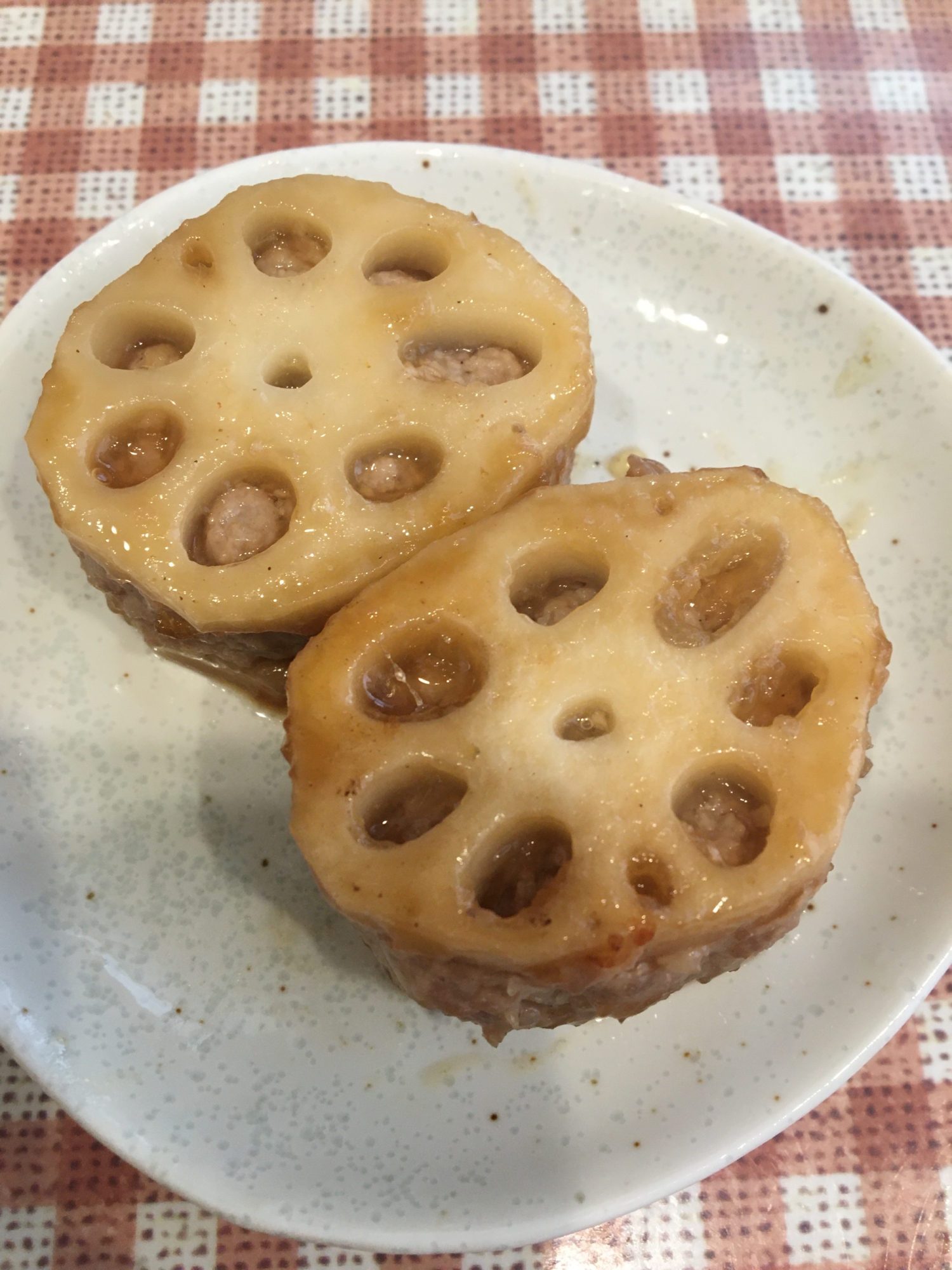 レンコンの挟み焼き