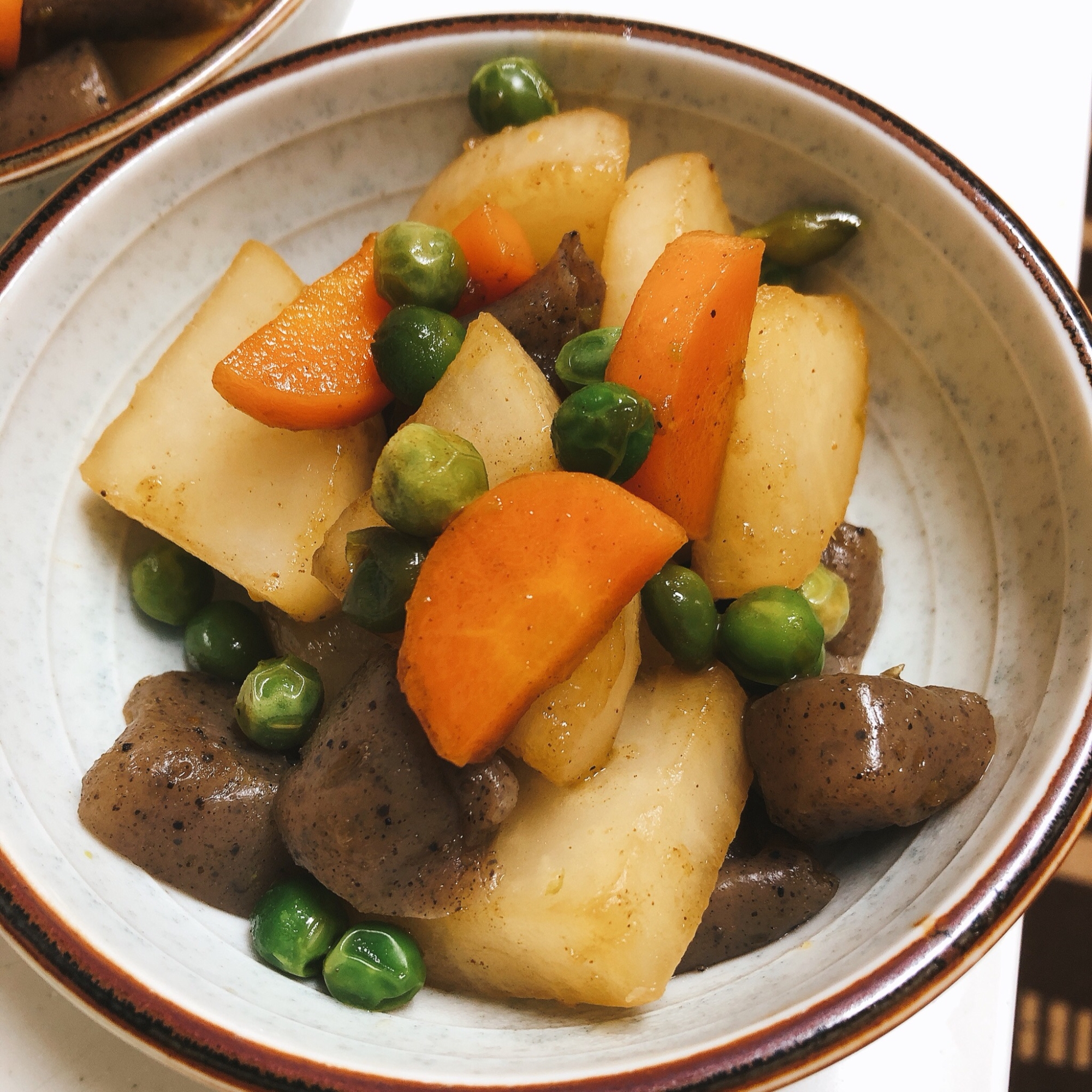 レンチンで時短♪大根とこんにゃくの炒め煮