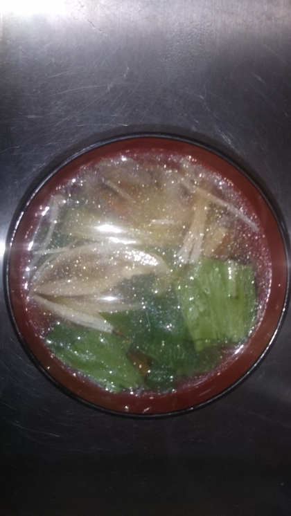 オイスターソースが良い仕事してますね！野菜も沢山摂れて満足スープでした。ご馳走様です!