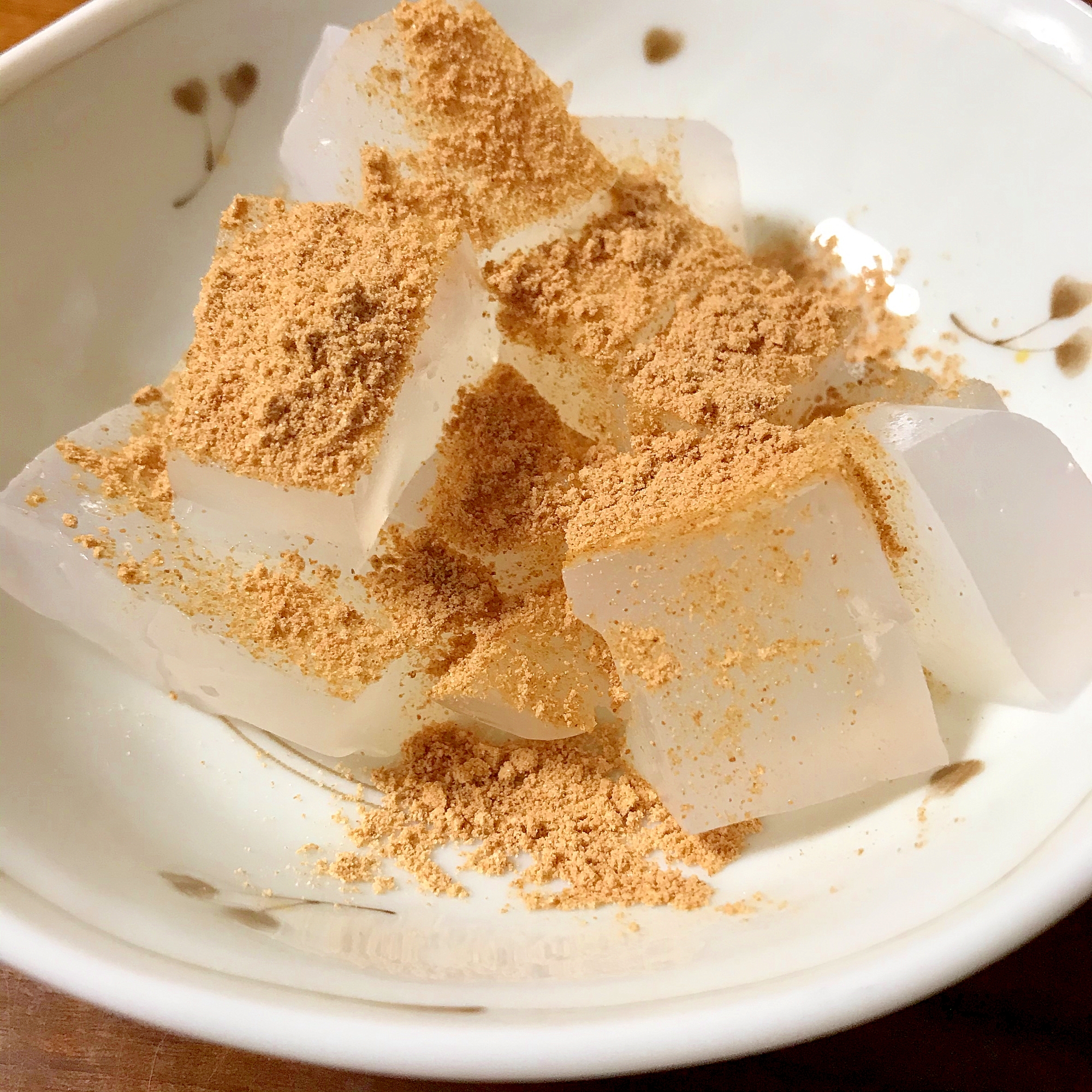 片栗粉で作るわらび餅風スイーツ