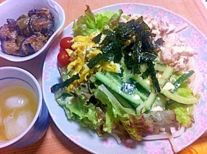 バンバンジー風☆サラダ麺