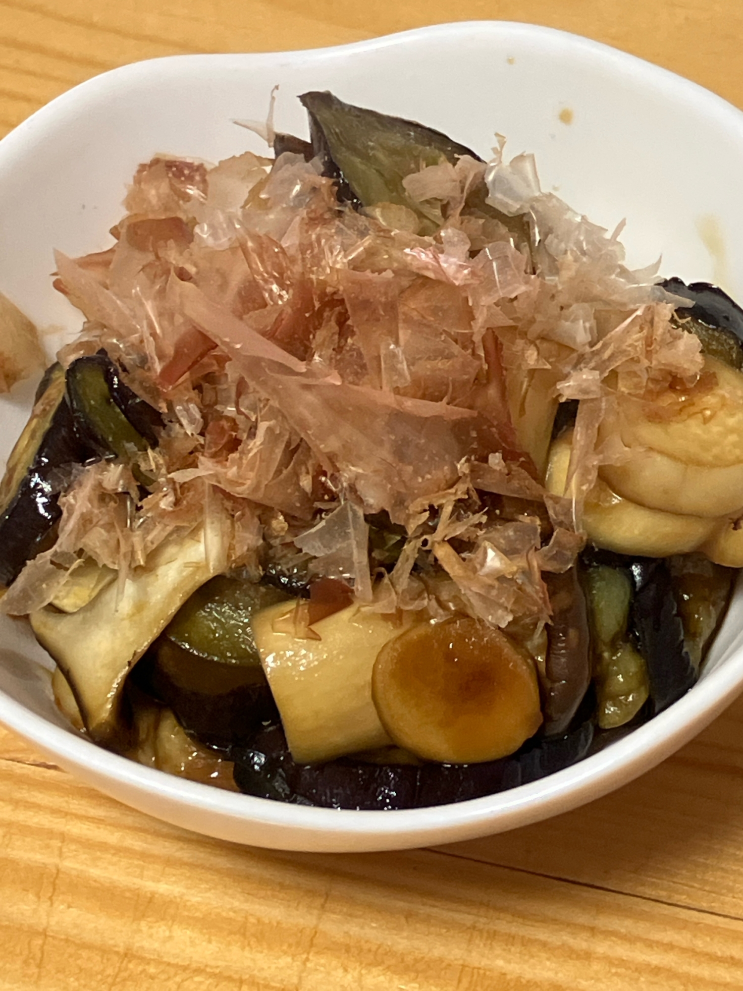 茄子とエリンギ炒め