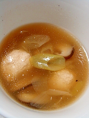 簡単★鶏だんご入り中華スープ