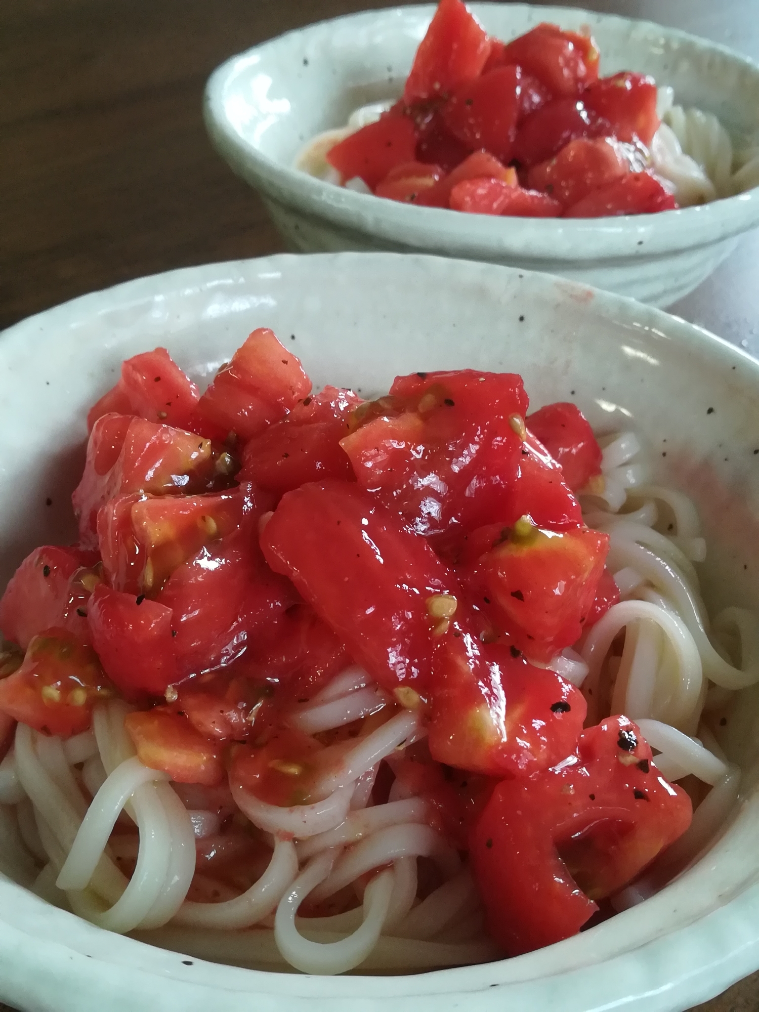 シンプルトマトうどん