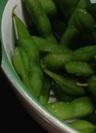 枝豆のせいろ蒸し