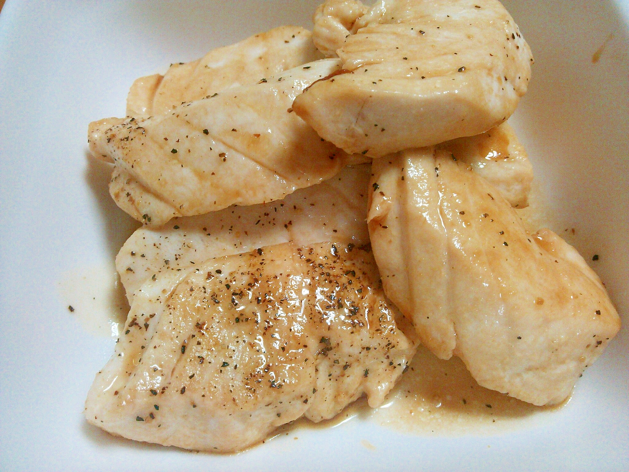 びんちょうまぐろのポン酢ステーキ(^^)