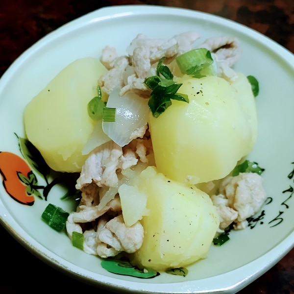 鶏ガラスープの素で 塩肉じゃが レシピ 作り方 By さくたん72 楽天レシピ 鶏ガラスープの素で 塩肉じゃが レシピ 作り方 By さくたん72 楽天レシピ